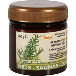 Pirts-Saunas-dušas  medus+rozmarīnu ēterisko eļļu