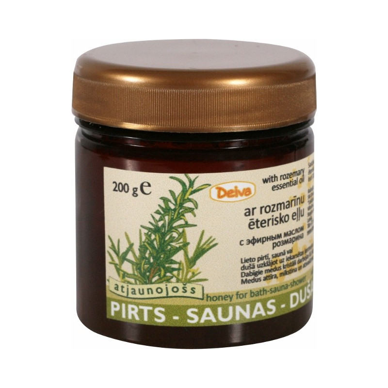 Pirts-Saunas-dušas medus+rozmarīnu ēterisko eļļu Pirts-Saunas-dušas medus+rozmarīnu ēterisko eļļu