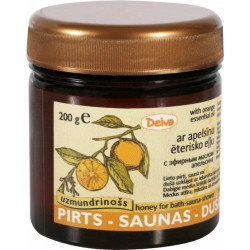 Pirts-Saunas-dušas medus+apelsīnu ēterisko eļļu