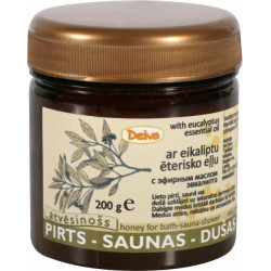 Pirts-Saunas-dušas medus+eikaliptu ēterisko eļļu