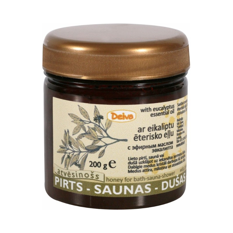 Pirts-Saunas-dušas medus+eikaliptu ēterisko eļļu