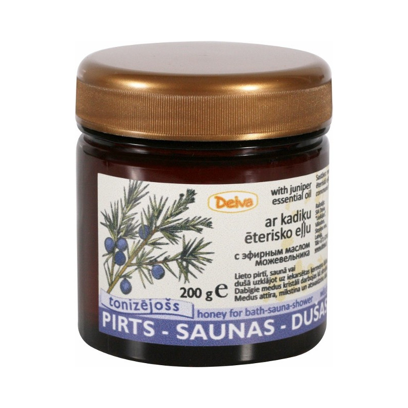 Pirts-Saunas-dušas medus+kadiķu ēterisko eļļu Pirts-Saunas-dušas medus+kadiķu ēterisko eļļu