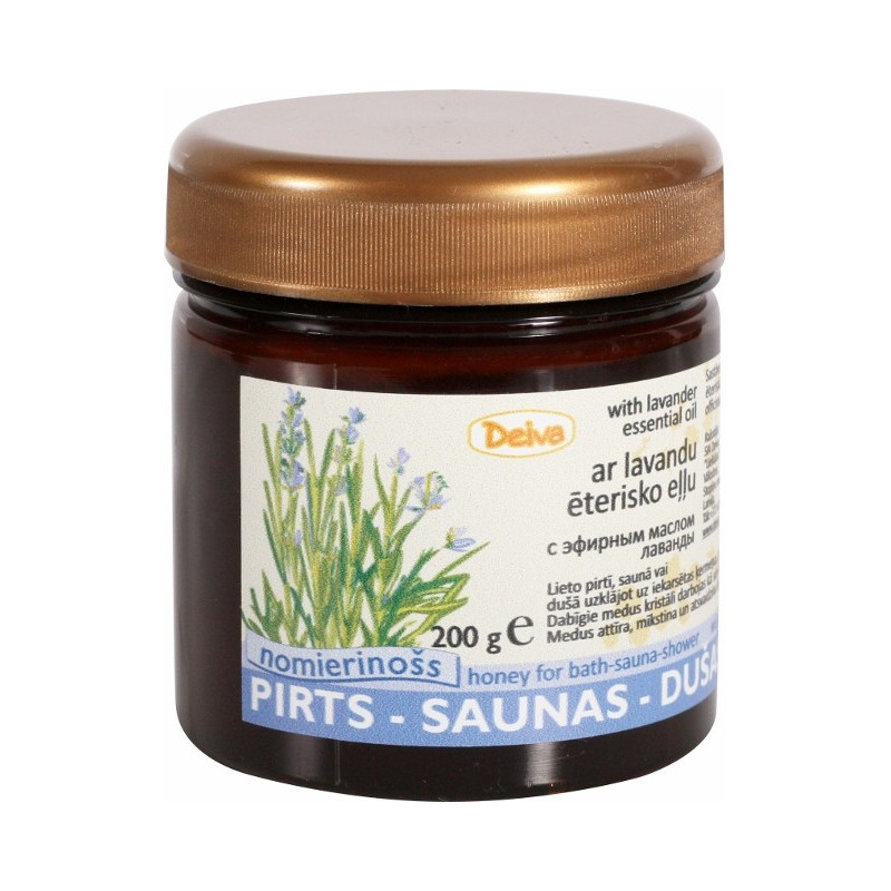 Pirts-Saunas-dušas medus+lavandu ēterisko eļļu Pirts-Saunas-dušas medus+lavandu ēterisko eļļu