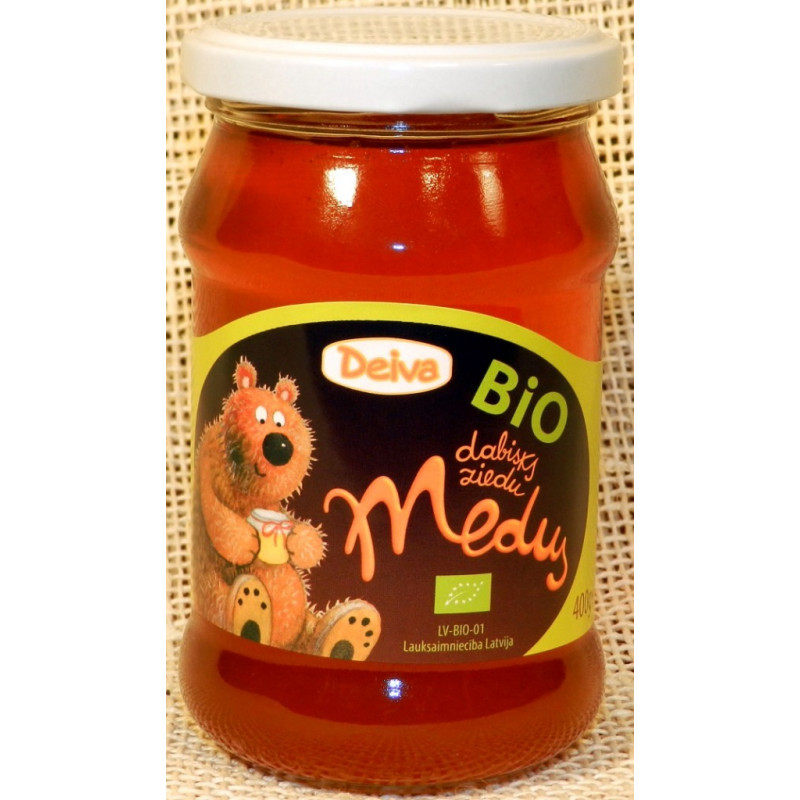 Dažādu ziedu medus BIO 400g Dažādu ziedu medus BIO 400g