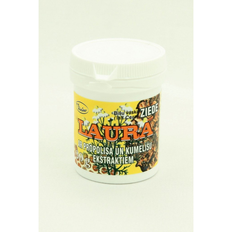 Laura Beeswax ointment with propolis and camomile extracts 30g Laura Beeswax ointment with propolis and camomile extracts 30g