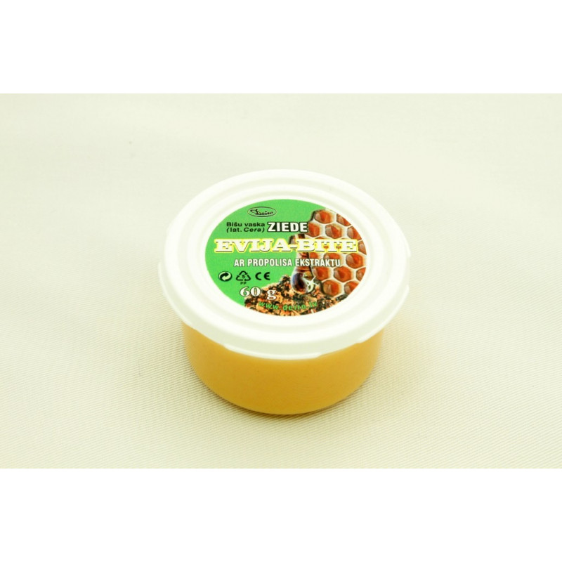 Evija-Bite Beeswax ointment with propolis extract 60g Evija-Bite Beeswax ointment with propolis extract 60g