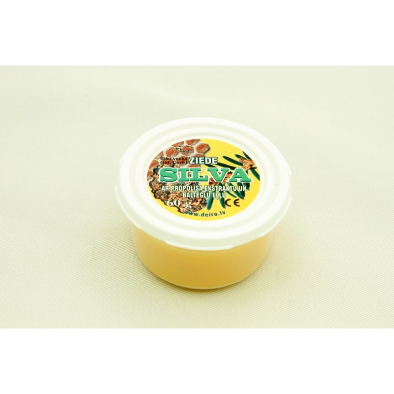 Silva Beeswax ointment with propolis extract and silver fir oil 60g Silva Beeswax ointment with propolis extract and silver fir oil 60g