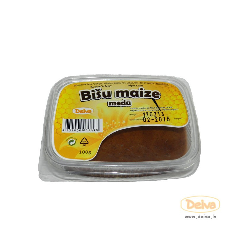 Bišu maize medū 100g Bišu maize medū 100g