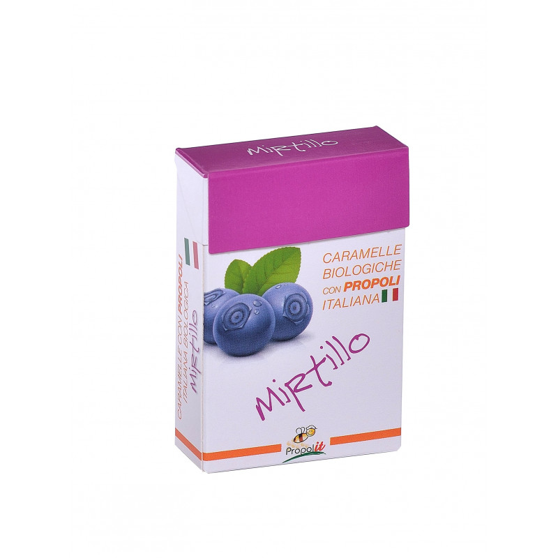 Propolisa pastilas ar melleņu garšu BIO, 30g Propolisa pastilas ar melleņu garšu BIO, 30g