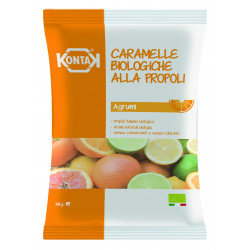 Propolisa karameles citrusaugļu, BIO, 70g