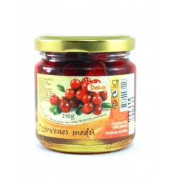 Honey with cranberies 210g