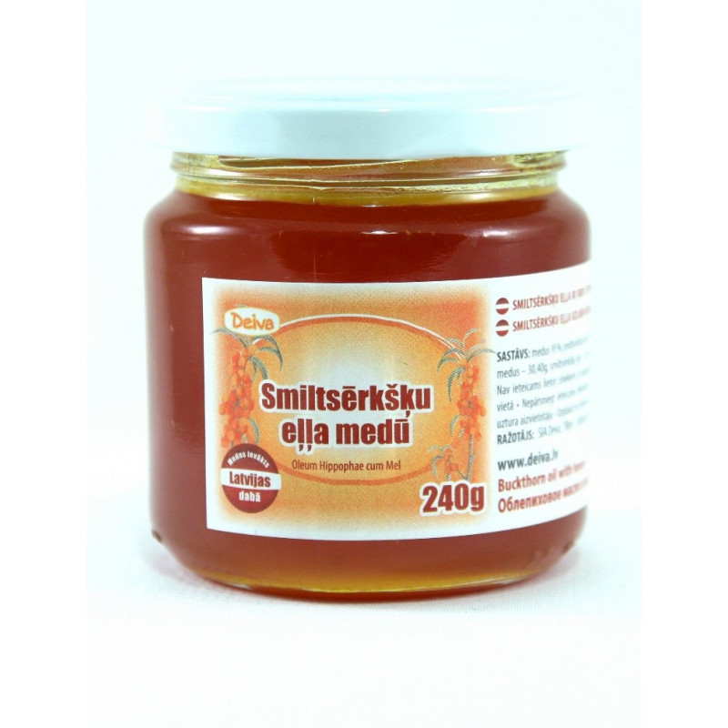 Honey with sea buckthorn oil 240g Honey with sea buckthorn oil 240g