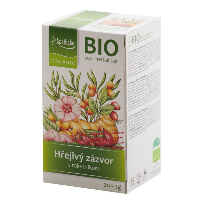 Ingvera tēja ar smiltsērkšķiem BIO, 40g (20x2g) Ingvera tēja ar smiltsērkšķiem BIO, 40g (20x2g)