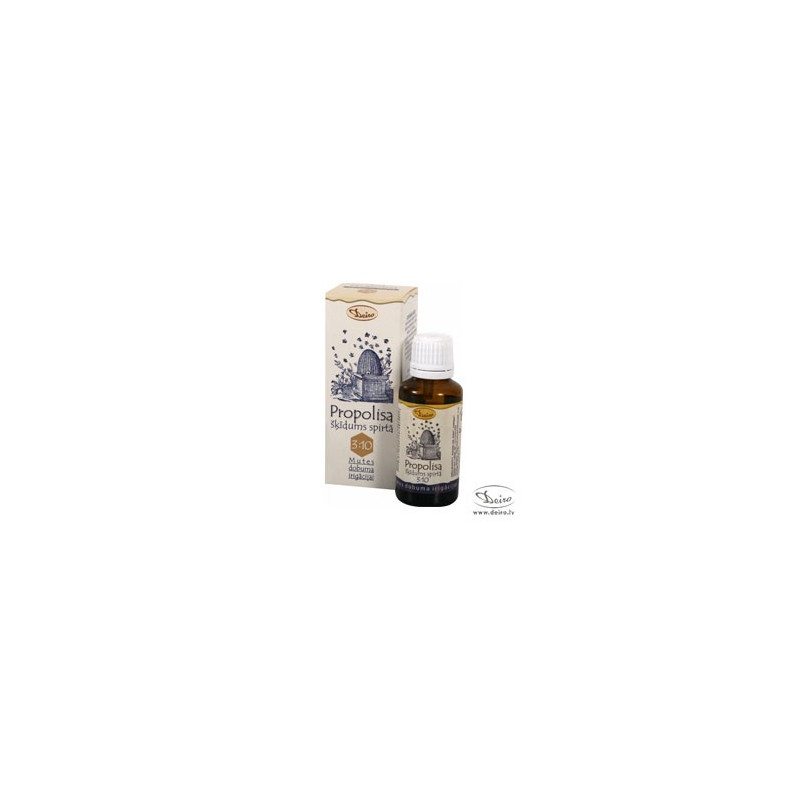 Pilieni"Bitīte"3:10 propolisa sķīdums spirtā 25ml Pilieni"Bitīte"3:10 propolisa sķīdums spirtā 25ml