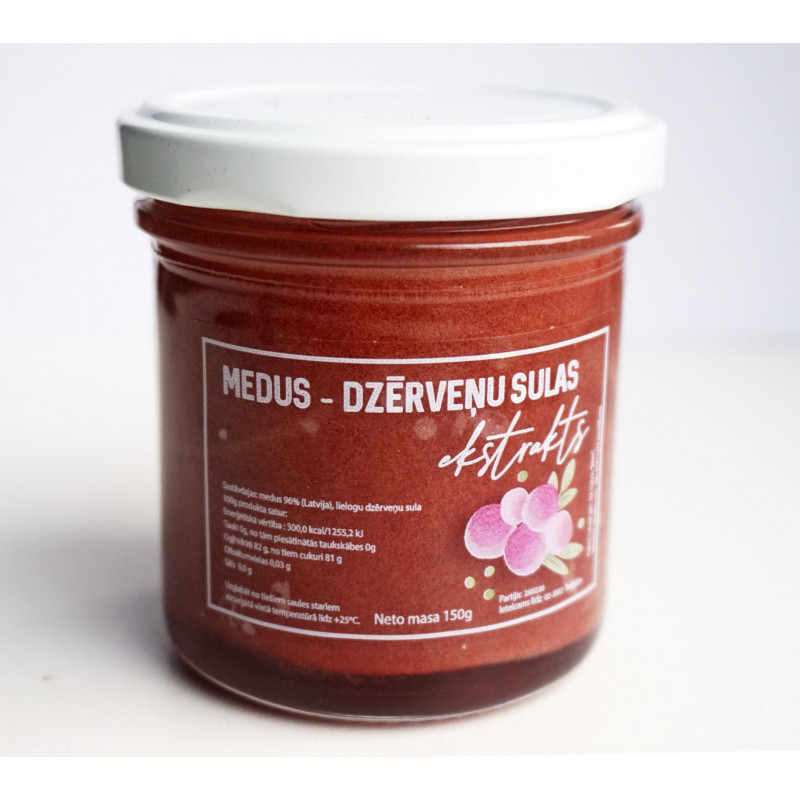 Medus- dzērveņu sulas ekstrakts