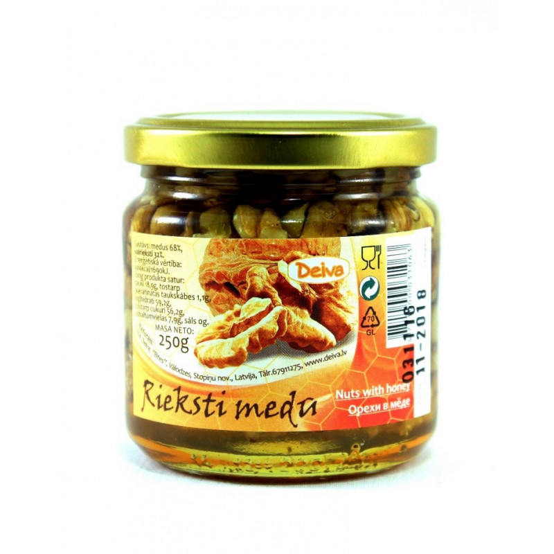 Honey with walnuts 250g Honey with walnuts 250g